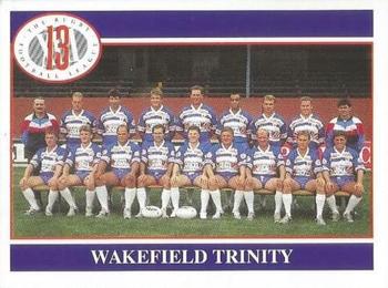 1991 Merlin Rugby League #9 Wakefield Team Photo Front